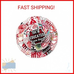 Preventing AIDS Stickers 50PCS HIV AIDS Awareness for Kids Girls Boys Teens Adul