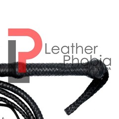 Genuine Leather Stock Whip Heavy Duty 04 to 12 Feet Long 16 Plaited Bull Whip