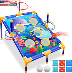 Animal Bean Bag Toss Game Toy Outdoor Toss Game, Family Party Party Supplies for