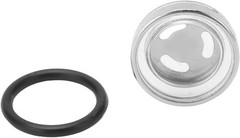 4PCS 18mm Brake Master Cylinder Sight Glass Lens Reservoir Window Gasket Kit