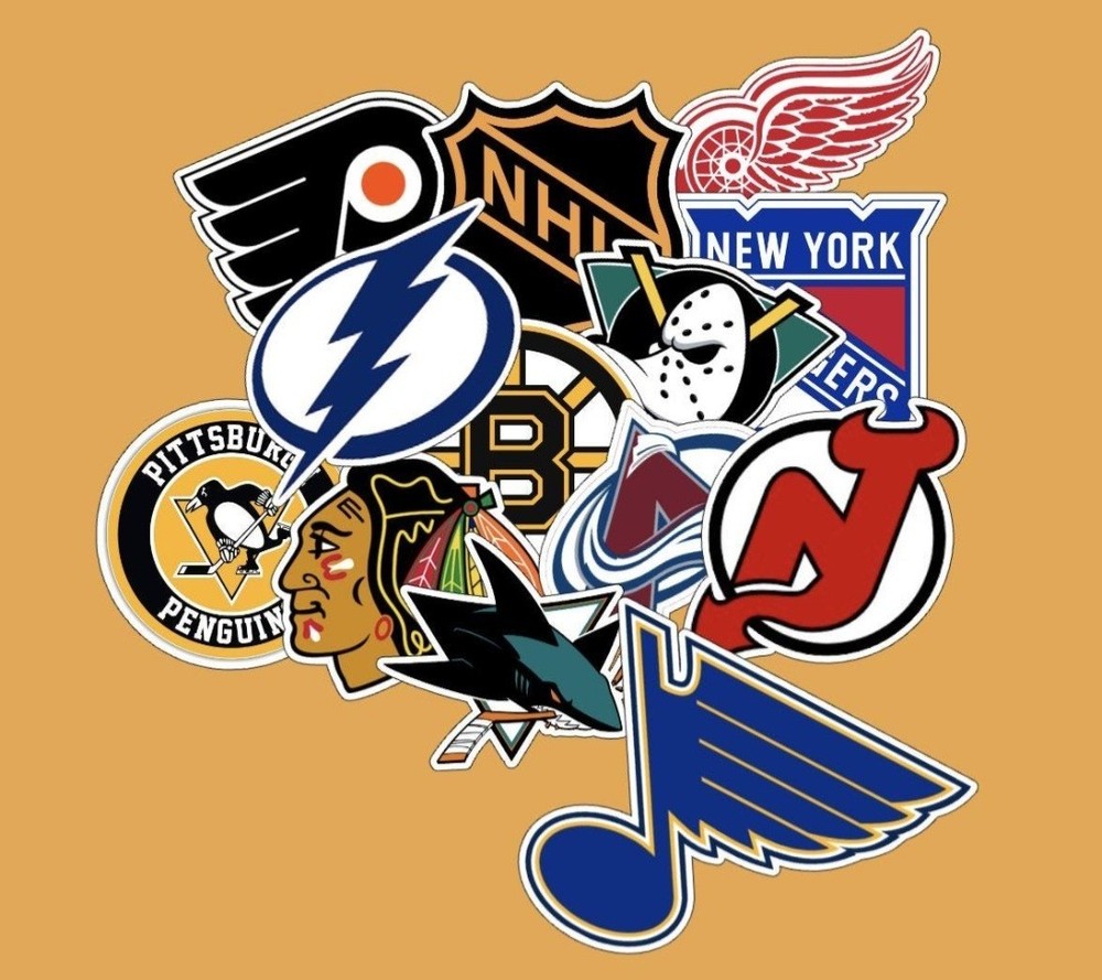 NHL Vinyl Hockey Logo Stickers
