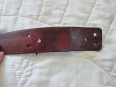 6′ BURGUNDY LEATHER LATIGO STRAP