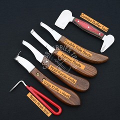 10 in 1 Farrier Tools Kit Professional Horse Hoof Trimming Nipper Rasp Hammer