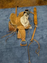 Seven Saddle Lightweight Leather Saddle, Brown,Seat: 12.5″ Gullet:6.5