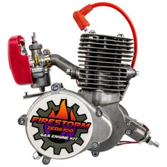 New Zeda 100 Complete 50mm Bore 2 Stroke Bicycle Engine Kit – 80cc/100cc – Fires