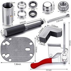 Canchiing Tire Carrier Hinge Kit Include Necessary Latch, Slewing Multicolor