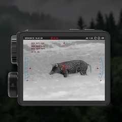 GTGUARD Thermal Monocular Rangefinder Scope with 3.21″ 1024×768 LCD Large Screen