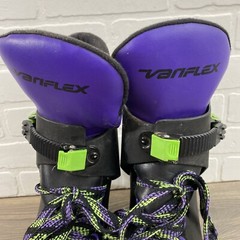 Vintage Variflex City Heat Xp Black Green Purple Inline Skates Sz Unknown Read