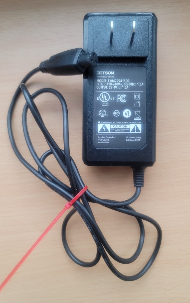 GENUINE OEM 29.4V AC Adapter Charger For Rave Jetson Hoverboards FY0422941500