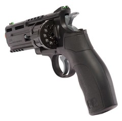 Airsoft Revolver Powered CO2 Pistol Single/Double Action 325 FPS 10 RDS Mag Bk