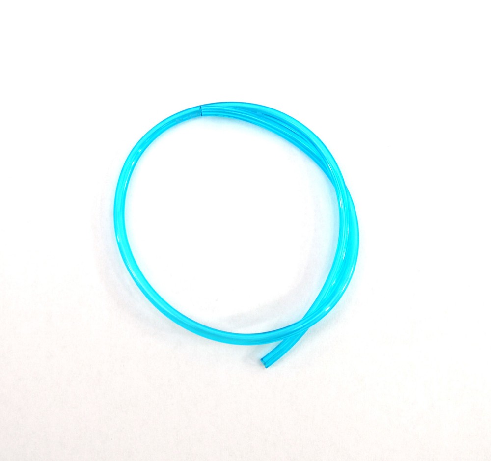 Cutlass Paintball 1 Foot 3-Way Autococker cocker Hose HPA N2 Blue Translucent
