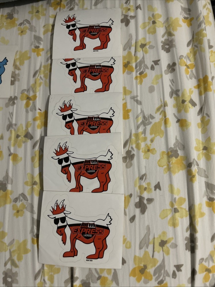 ONE express Lacrosse Goat USA Sticker