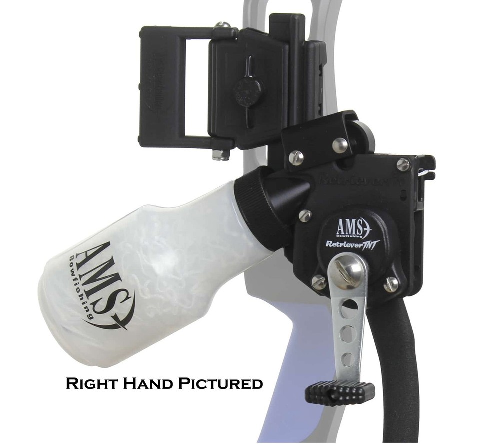 AMS Bowfishing Retriever TNT Reel, 35 Yard 350# line, Left Hand 610-TNT13-LH