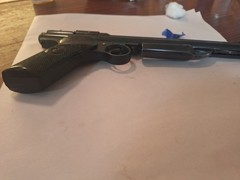 Crosman 130 .22 Single-Stroke Pneumatic Air Pistol 425 FPS Single Shot Pellet