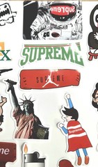 31 New Old Stock Supreme Vintage Sticker Lot Rolex Misfits Nike Jordon Star Wars