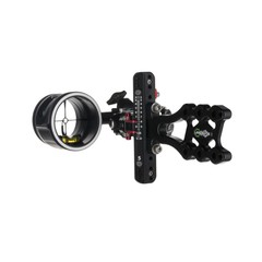 Tru Ball LANDSLYDE Plus Slider Sight Single Pin .010/.019 Green Fiber – Black