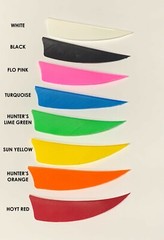 Ozark 3″ LW Shield Solid Feathers – 1 dozen