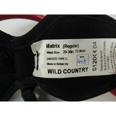 Wild Country Ziplock Matrix Regular Climbers Sit Harness – Waist 29-38in/73-96cm