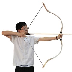 Traditional Bow Archery Mongolian Horsebow 30-70lbs Cowhide Recurve Bow Hunting