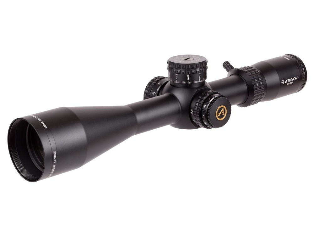 Athlon Optics 4.5-27×50 Ares BTR Gen3 HD, APRS13 FFP IR MIL Reticle, .1 MIL