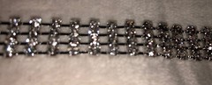 New Boot Chain Bracelet Rhinestone 4 Row Crystals – Adjustable