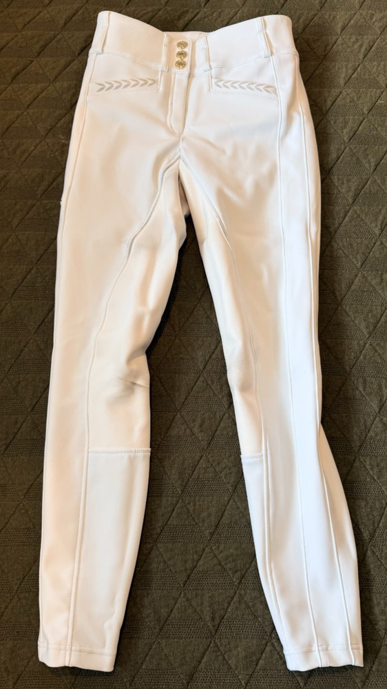 Pikeur New Candela Highwaist Full Seat Breech White – Gold Detail