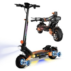 Ruitoo 3200W Dual Motor Electric Scooter Adults Off Road E-Scooter 52V 20.8AH
