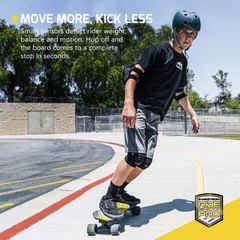 SwagTron Swagskate Ng-3 Electric Skateboard for Kids – Black/Yellow 63866-2