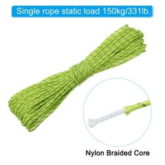 Reflective Guyline Camping Paracord 2mm Tent Cord Guyline Rope Light Green