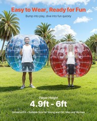 Inflatable Bumper Balls 2-Pack, 5FT/1.5M Body Sumo Zorb Balls for Teen & Adult