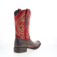 Dingo True Grit DI-141 Mens Brown Leather Pull On Cowboy Western Boots 7