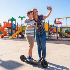 Kids Electric Scooter HC01 250W Pink 9MPH 10-15 Mile Range Ages 8+