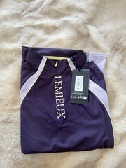 LeMieux Philippa Mesh Base Layer Juniper Purple UK8/US4Women’s Long Sleeve Top