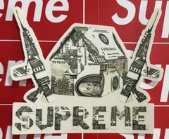Supreme Origami Money Trap House Benjamin Sticker SS26 New Ships Same Day ✉️