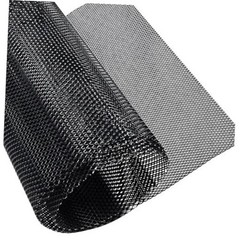 Universal Car Grill Mesh 40″x13″ – Black-Painted 6x12mm Rhombic Hole – Black
