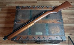 1978 Sheridan Blue Streak 5mm C Series Air Rifle Racine WI TESTED HOLDS AIR
