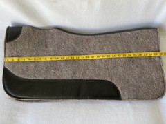 NEW Top Quality Contoured Wool Felt Saddle PAD~Cutout Wither Relief~Wear Leather