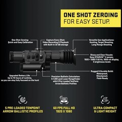 TenPoint DNT Optics Vision HD 3-12X Digital Rangefinding Crossbow Scope