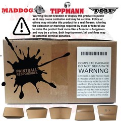 Tippmann TMC MAGFED Paintball Marker – Black / Black
