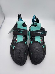 Scarpa Instinct VS Wmn Climbing Shoes Women’s Size 6.5, New In Box, Black & Aqua