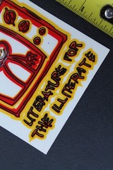 411 Video Magazine Lance Mountain Box TV Art BP3 Vintage Skateboarding STICKER