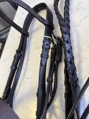 NEW Dover Saddlery Flat Hunt Bridle Fox Hunting 🦊Cob/ Oversized