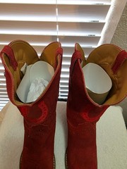 Dingo Hallmark x OPRY Women’s Red Suede Western Boots DIM2000 US 7.5 M
