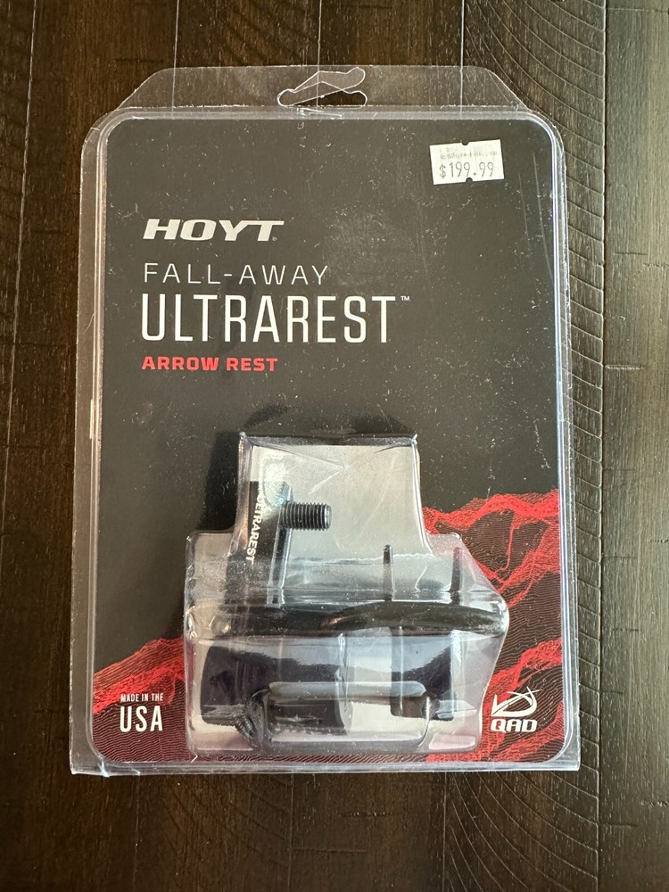 NEW Hoyt Archery Ultra Rest – QAD – Left Handed – Black Drop Away HDX LH