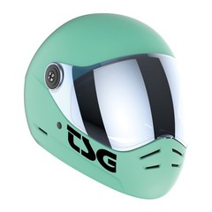TSG Pass 2.0 Full Face Helmet , Downhill Skateboarding, L (58-60 cm), Mint Blue