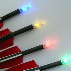 LED Lighted Nocks 6.2mm Shooting Archery For Compound Bow Hunting Arrow Nocks