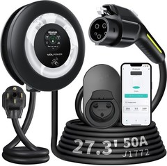 Level 2 EV Charger 11.5KW 50A Fast Home Charging 27.3ft
