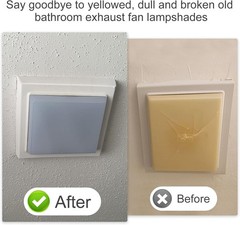 Light Lens Fit for Broan,Bathroom Light Cover Replacement Part