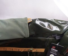 Swiss Tech Spacey Top Loader Backpack Green Laptop Pocket New