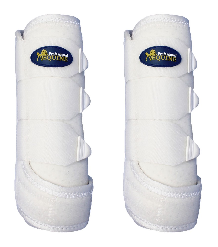 Horse Sports Medicine Leg Splint Boots White 41WHA